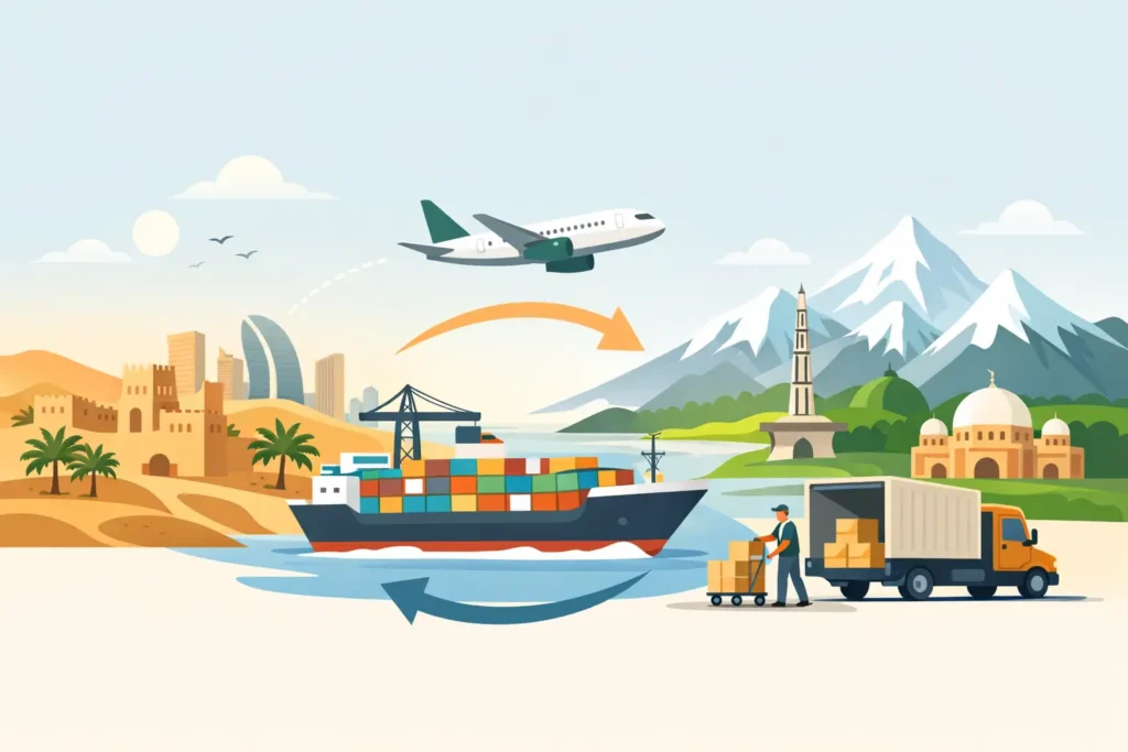 Al Ain to Pakistan Cargo Made Simple