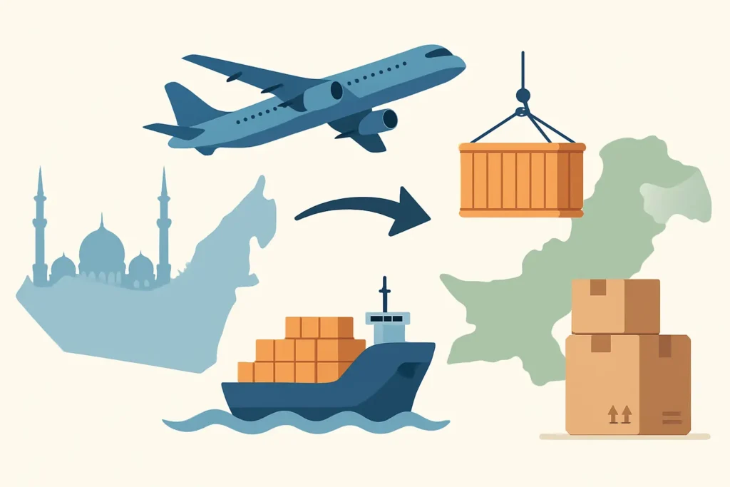 Cargo to Pakistan From UAE: Costs, Timing, Rules
