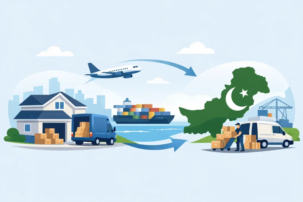 Door to Door Cargo Rates to Pakistan