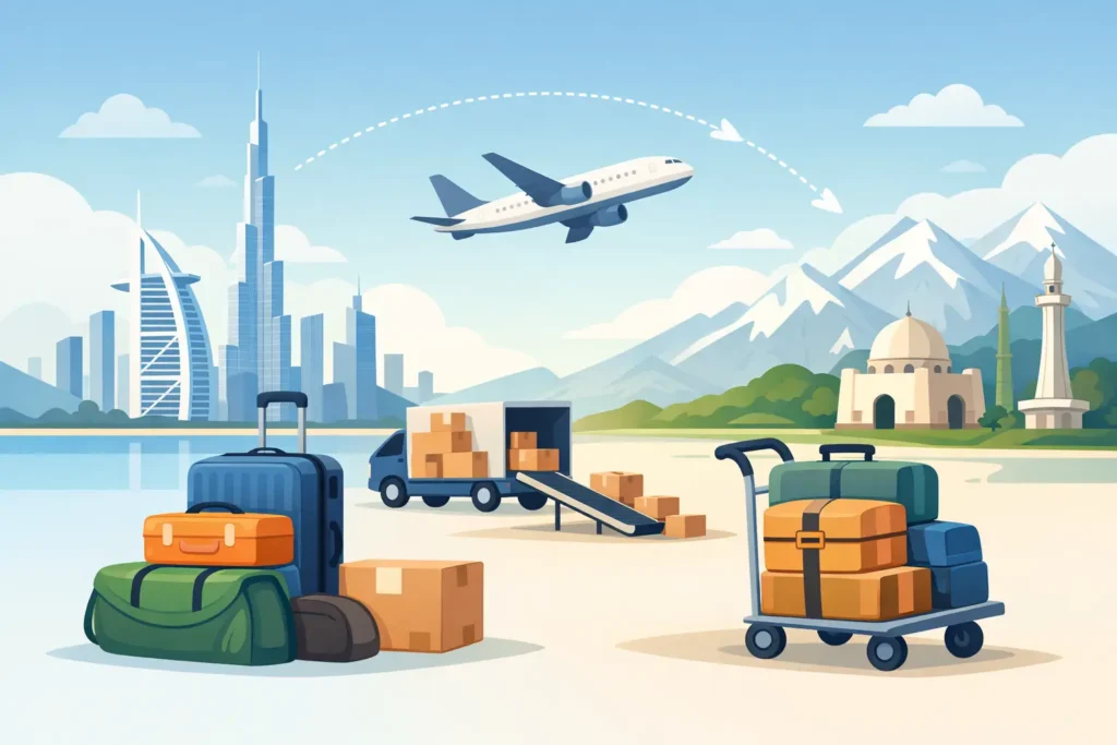 Dubai to Pakistan Excess Baggage Made Easy