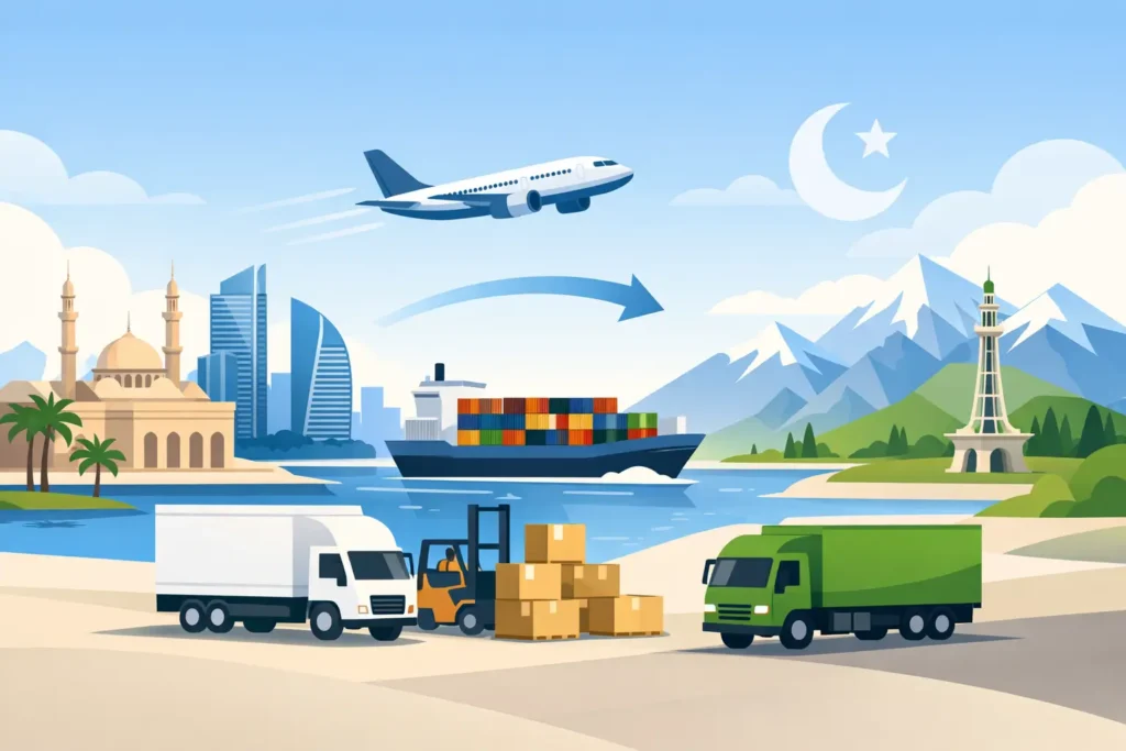 Sharjah to Pakistan Cargo Made Simple