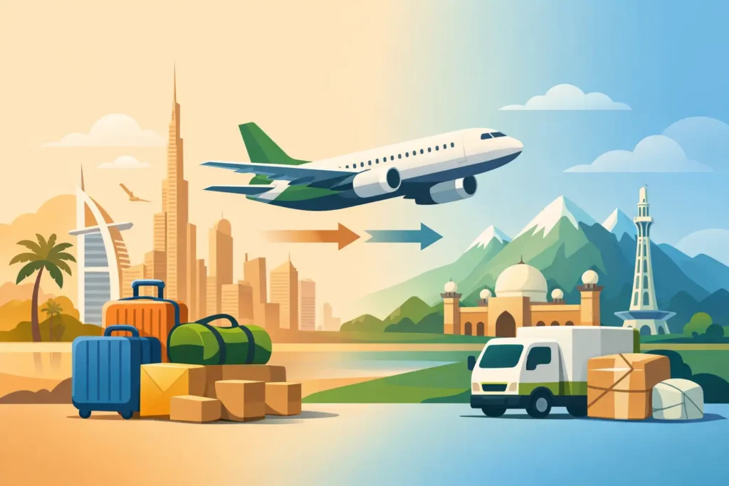 How to Send Excess Baggage Dubai to Pakistan