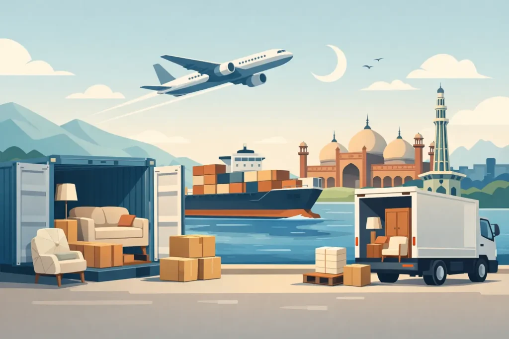 Best Way to Ship Furniture to Pakistan