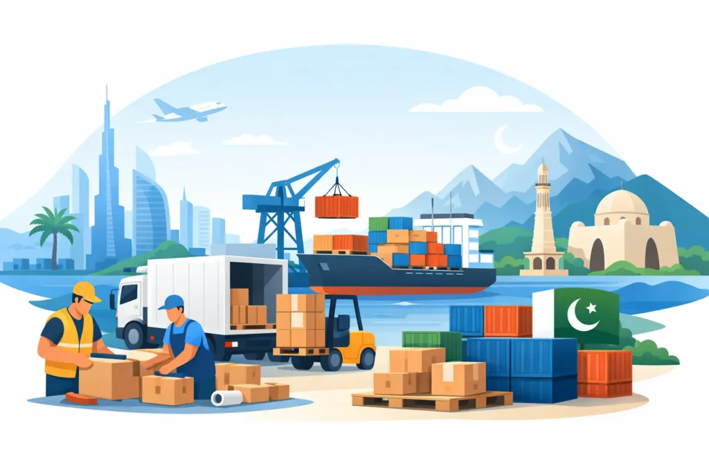 Cargo Packing Service in Dubai for Pakistan Shipments