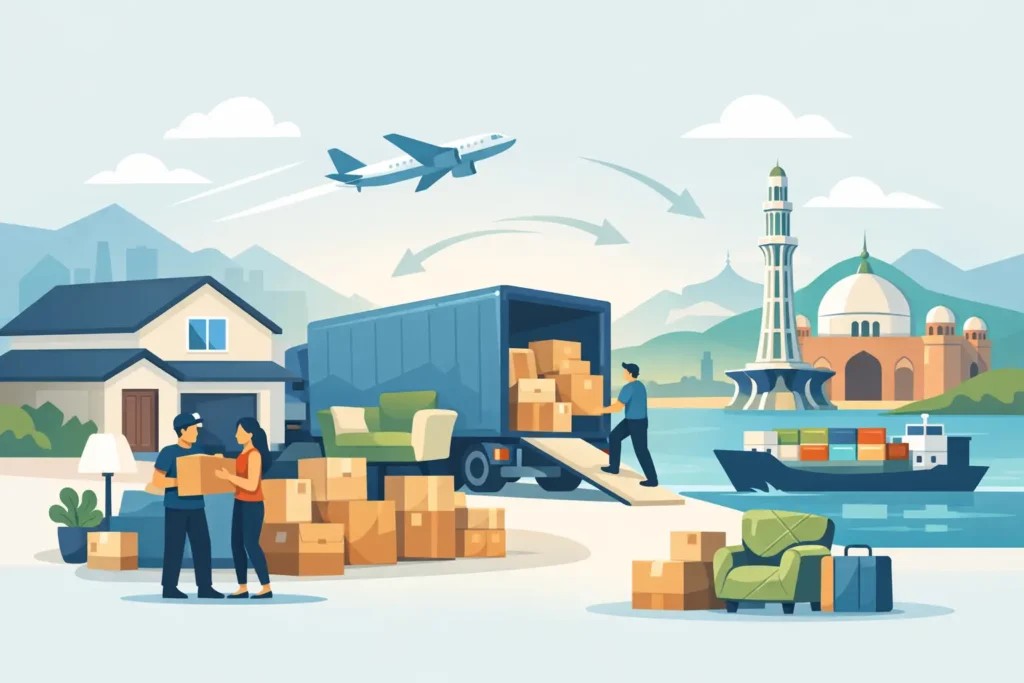 Full House Shifting to Pakistan Cargo Guide