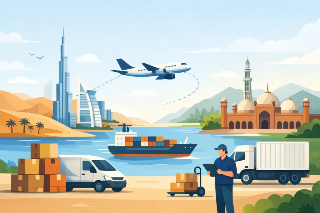 UAE to Lahore Cargo Made Simple
