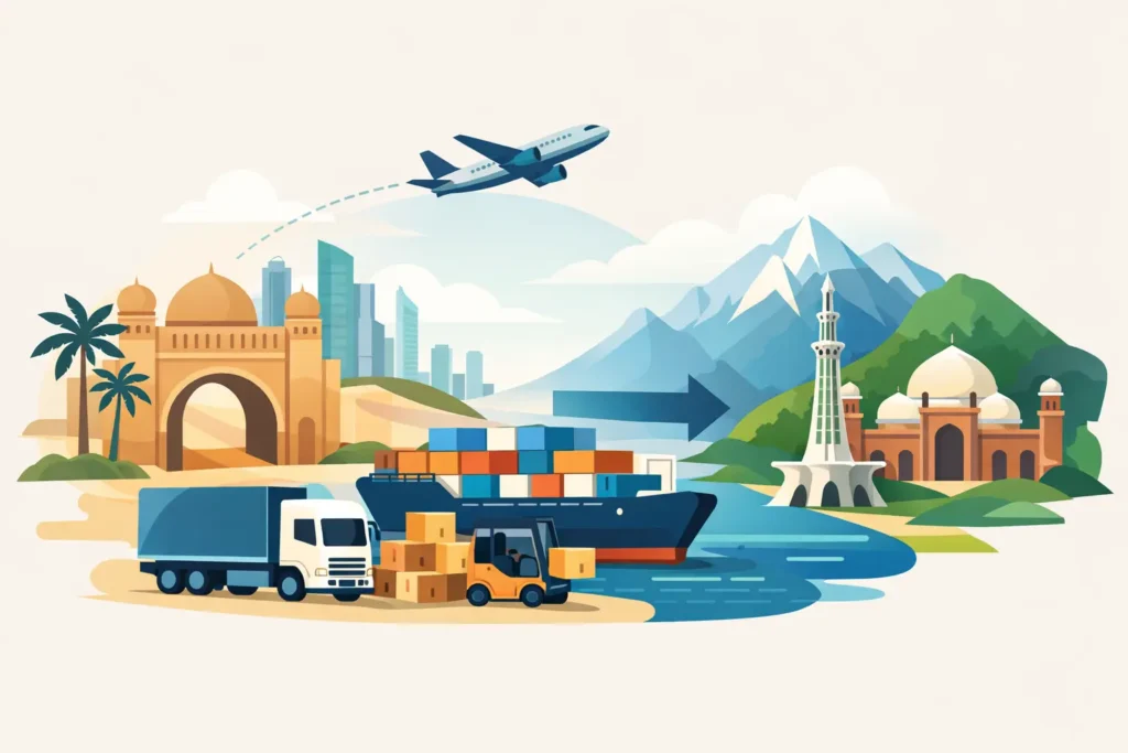 Bab Al Saad Cargo to Pakistan Explained