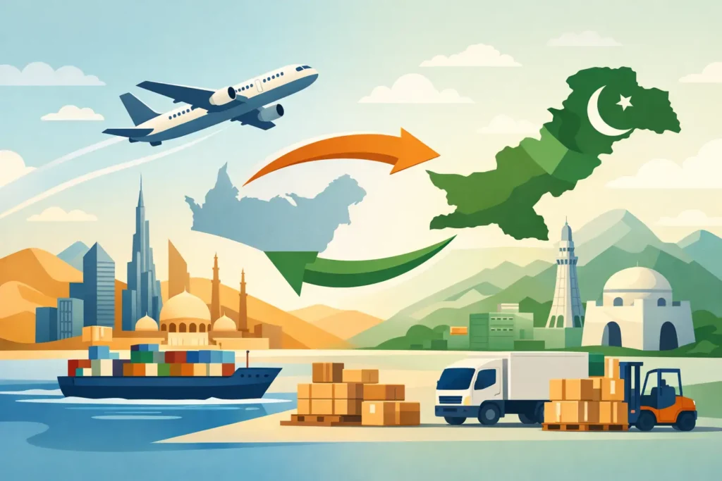 Bab Al Saad Cargo UAE to Pakistan