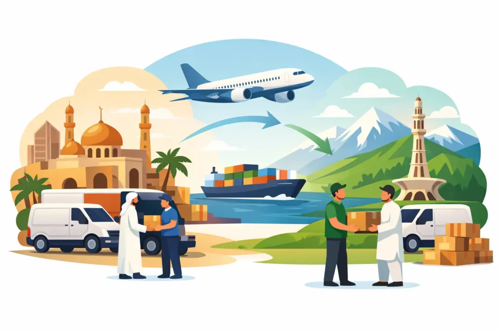 Bab Al Saad Door to Door Cargo Pakistan