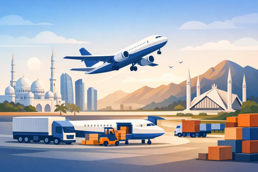 Abu Dhabi to Islamabad Cargo Service You Can Trust