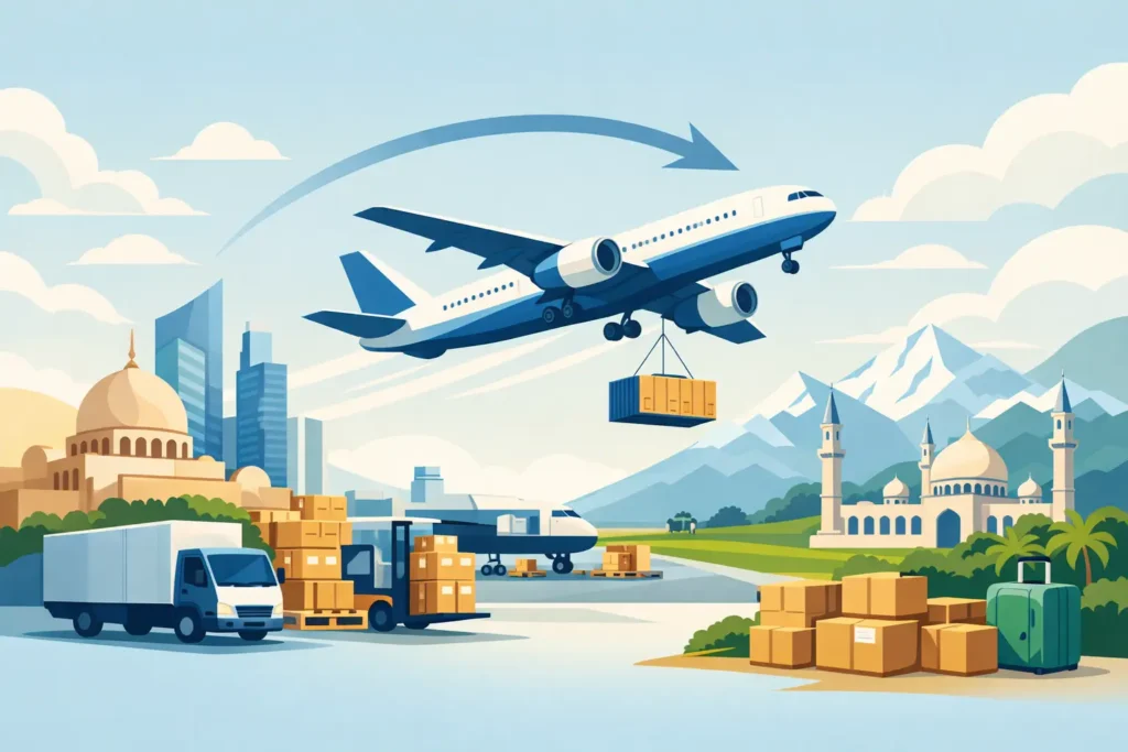 Air Cargo Musaffah to Pakistan Made Simple