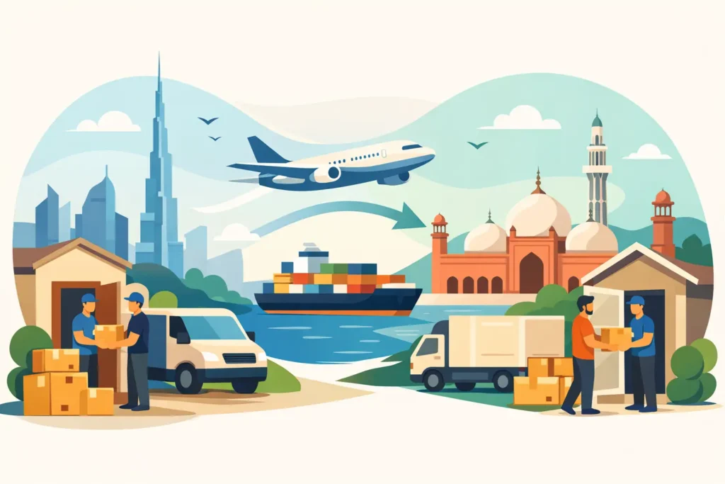 Door to Door Cargo to Pakistan From UAE Made Easy