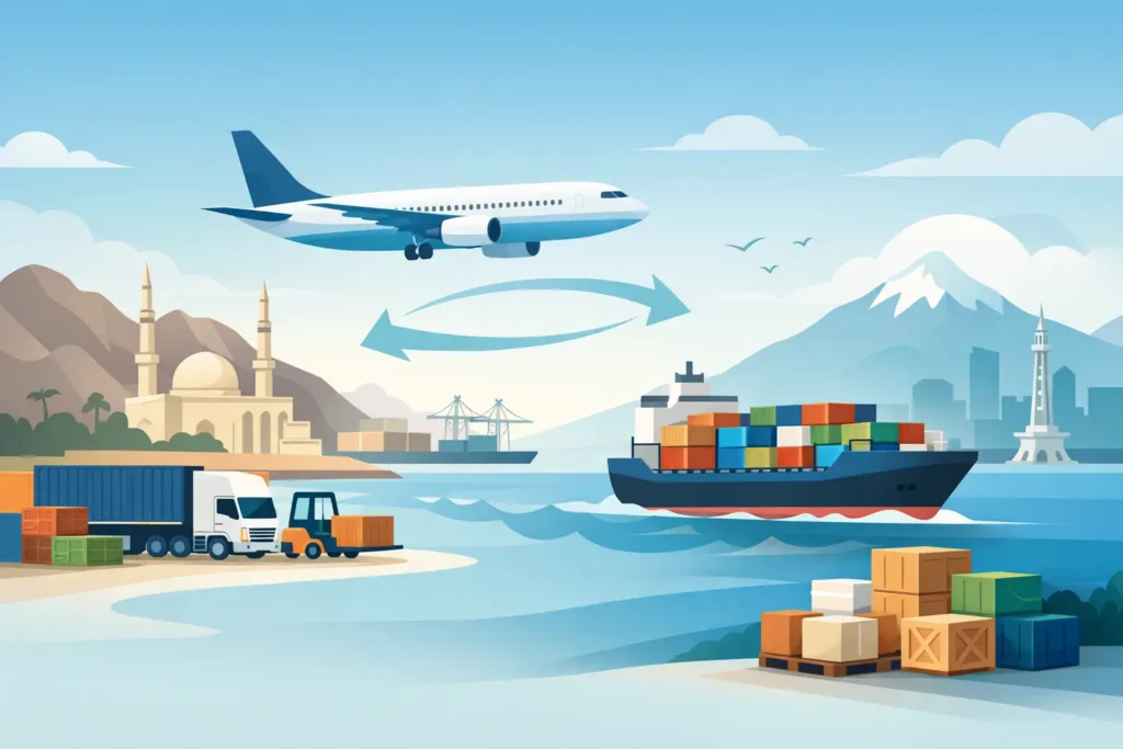 Fujairah to Pakistan Cargo Air & Sea Services