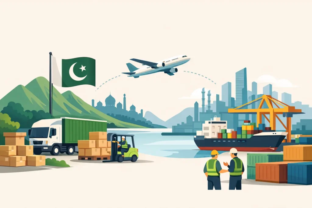 Pakistan Cargo Service Musaffah Explained