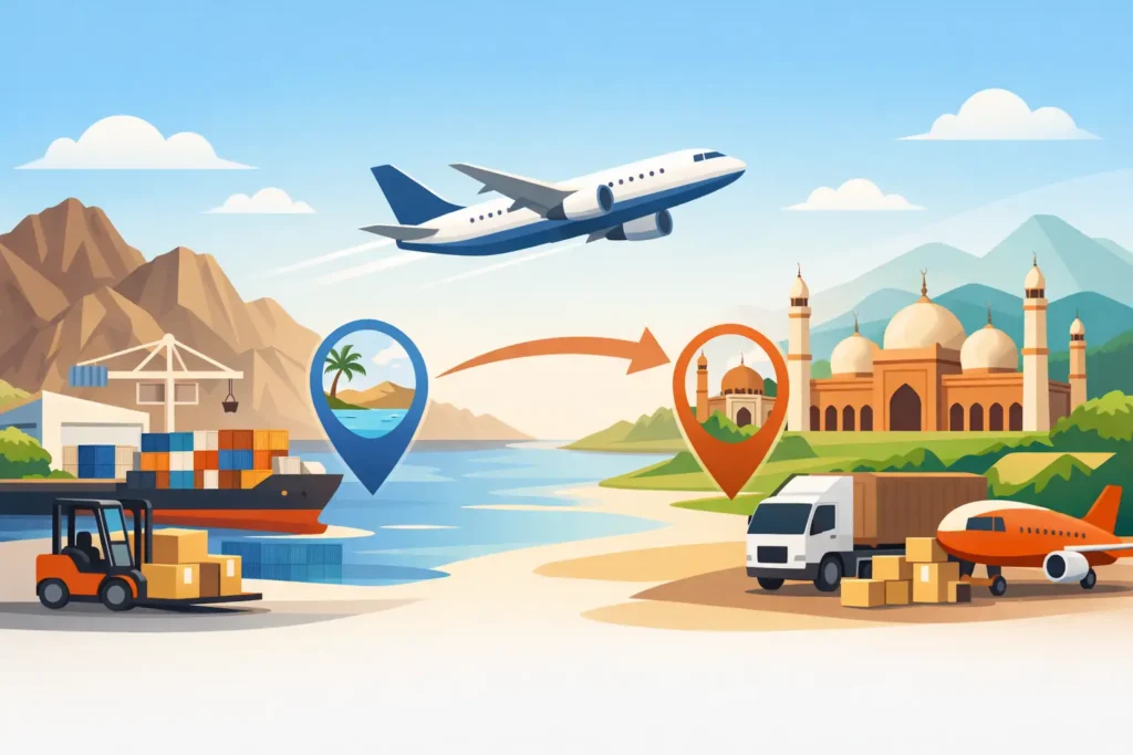 Best Cargo Company in Fujairah to Pakistan