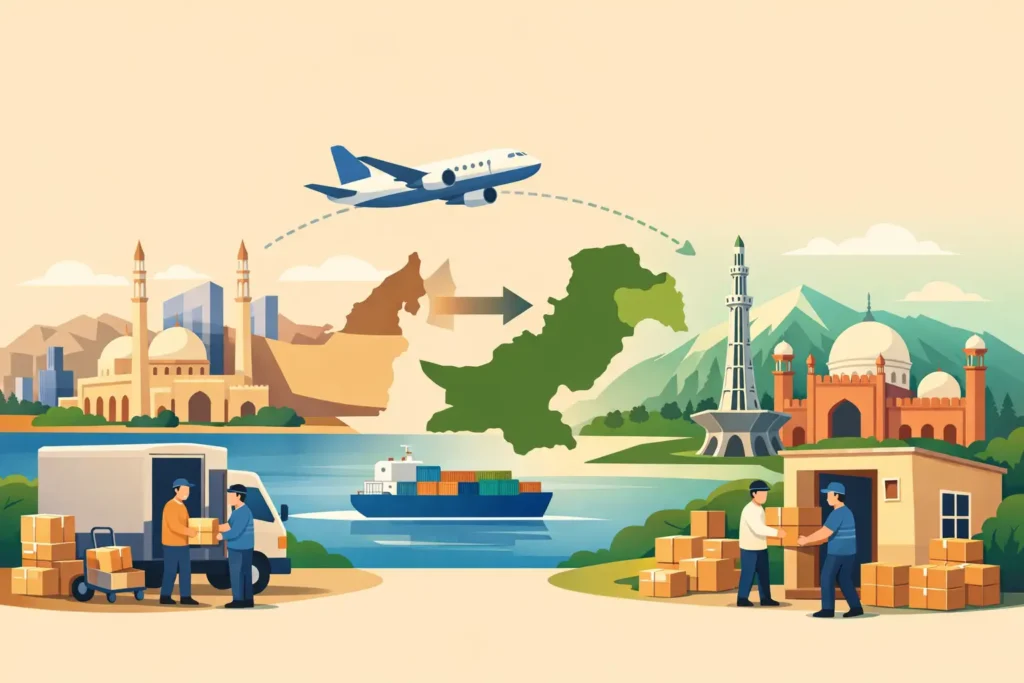 Door to Door Cargo Fujairah to Pakistan Service