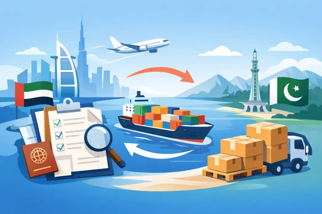 Export Documentation UAE for Pakistan Shipments