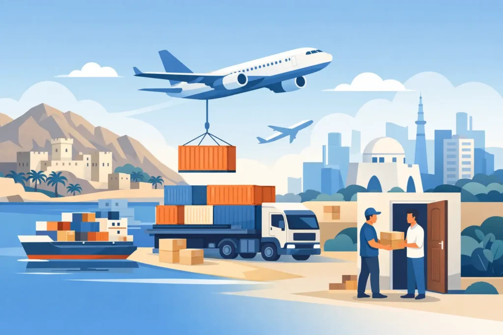 Fujairah to Karachi Cargo, Door to Door