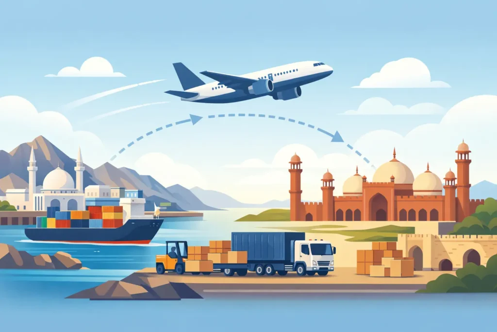 Fujairah to Lahore Cargo With Clear Pricing